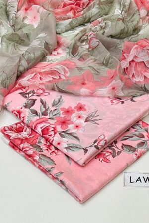 Inspired 3PC Digital Printed Lawn