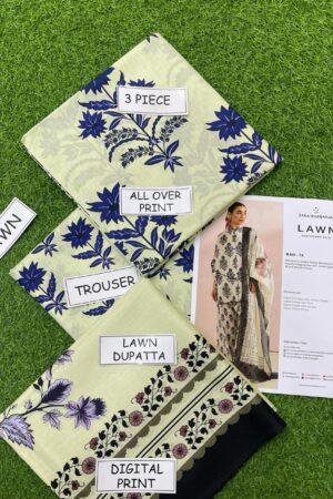 Moosa Fabrics 3PC Digital Printed Lawn Suit – Elegant Summer Style