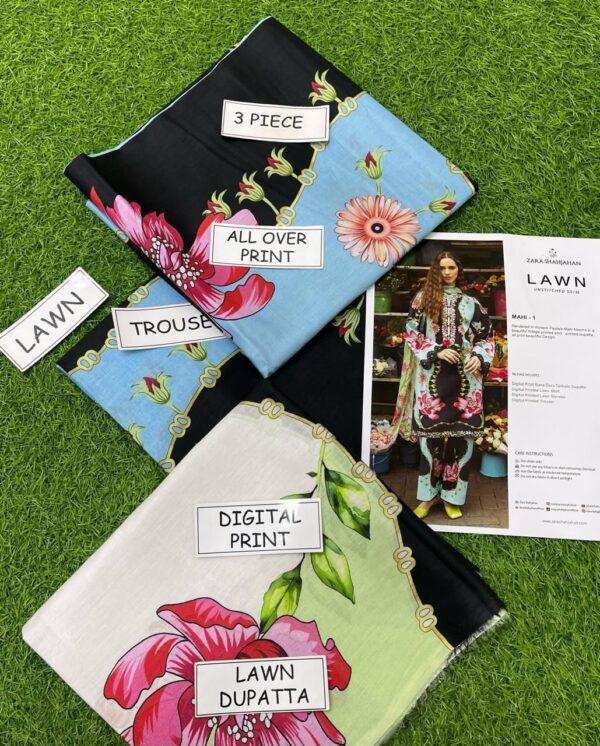 Moosa Fabrics 3PC Digital Printed Lawn Suit – Elegant Summer Style - Image 7