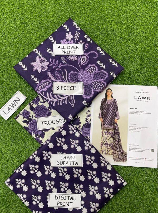 Moosa Fabrics 3PC Digital Printed Lawn Suit – Elegant Summer Style - Image 9