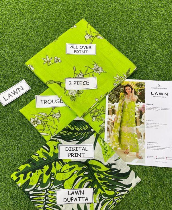 Moosa Fabrics 3PC Digital Printed Lawn Suit – Elegant Summer Style - Image 5