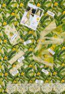 Maria B Mprints D-1534 | Lemon Green 3PC Printed Lawn Suit with Chiffon Dupatta