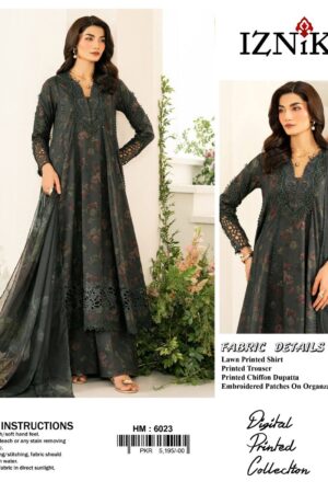 Premium 3PC Embroidered Lawn