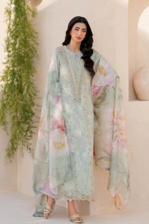 IZNIK Embroidered Lawn 3PC Suit