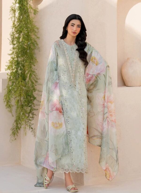 IZNIK Embroidered Lawn 3PC Suit