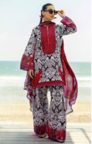 Zainab Chottani Embroidered Lawn 3PC Suit – Digital Chiffon Dupatta | Premium 90/88 Fabric